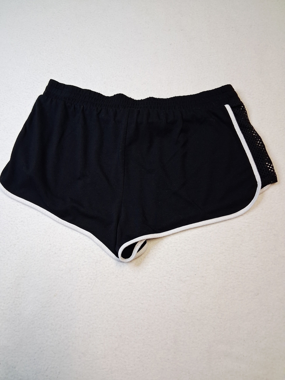 4/20$ La SENZA Black Athletic Shorts with White Trim - Picture 5 of 7